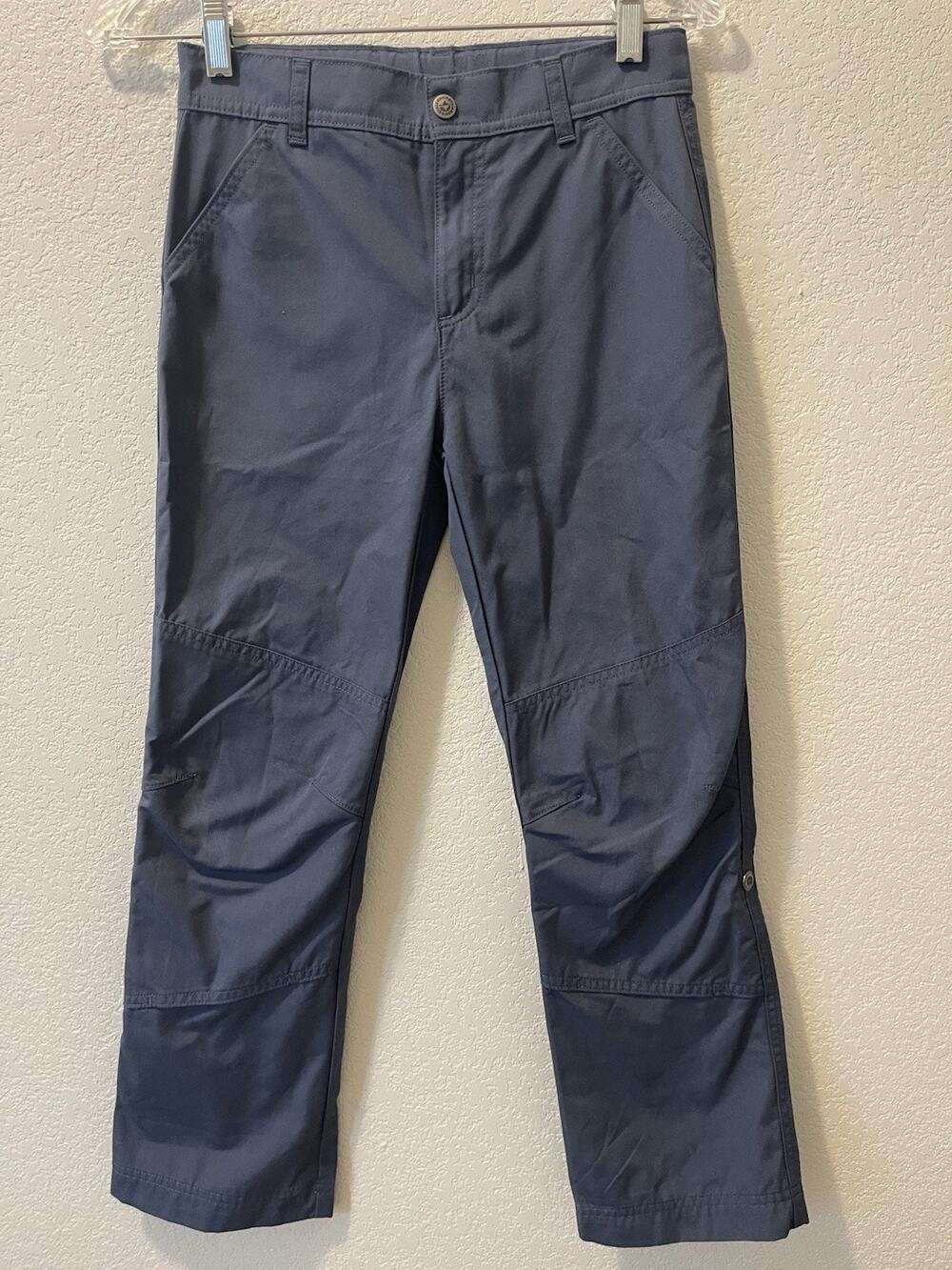 Patagonia Youth Durable Pants Size M Gray/Teal Outdoor Hiking Camping NWOT